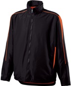  Adult Youth Pocketed Full Zip Hooded Jacket (Black,Forest,Maroon,Navy,Royal) BLACK/ORANGE Pocket