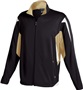 Adult Youth Ziped Pockets,Full-Zip Jacket (Black,Forest,Maroon,Navy,Royal,Red) BLACK/VEGAS GOLD/WHITE Pocket