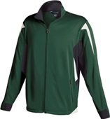 Adult Youth Ziped Pockets,Full-Zip Jacket (Black,Forest,Maroon,Navy,Royal,Red) FOREST/BLACK/WHITE Pocket