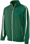Adult & Youth Full Zip w/Zip Pockets Jacket (Black,Brown,Forest,Graphite,Maroon,Navy,Royal,Red) FOREST/WHITE Pocket