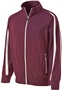 Adult & Youth Full Zip w/Zip Pockets Jacket (Black,Brown,Forest,Graphite,Maroon,Navy,Royal,Red) MAROON/WHITE Pocket