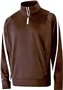 Adult Youth Pullover 2-Color Jacket (Black,Brown,Forest,Graphite,Maroon,Navy,Royal,Red) BROWN/WHITE Pocket