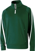 Adult Youth Pullover Jacket (Black,Brown,Forest,Graphite,Maroon,Navy,Royal,Red) FOREST/WHITE Pocket