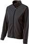 Womens Full Zip, Pocketed Jacket (Black,Brown,Forest,Graphite,Maroon,Navy,Royal,Red) BLACK/BLACK Pocket
