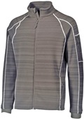 Adult Full Front Zip Jacket (Black,Carbon,Navy,Royal,Scarlet,White) CARBON Pocket