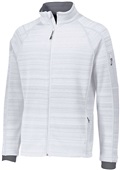 Adult Full Front Zip Jacket (Black,Carbon,Navy,Royal,Scarlet,White) WHITE Pocket