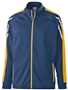 Holloway Adult Youth Heather Jacket (Black,Maroon,Navy,Royal,Scarlet) NAVY HEATHER/LIGHT GOLD/WHITE Pocket