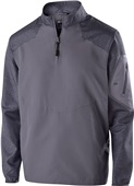 Youth Divided Front Pocket 1/4 Zip Pullover Jacket (Black,Graphite,Navy,Royal,Red) CARBON PRINT/GRAPHITE Pocket