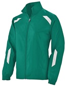Augusta Sportswear Ladies' Avail Jacket 3502 DARK GREEN/WHITE Pocket