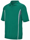 Augusta Sportswear Adult Rival Sport Polo Shirt 5023 DARK GREEN/SLATE/WHITE Pocket
