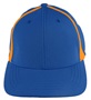  Adult/Youth Flexfit, Pre-curved bill, Low Profile Baseball/Trucker Caps ROYAL/GOLD Front