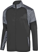Augusta Mens Breaker Jacket 3625 BLACK/SLATE Pocket