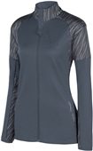 Womens, 2-Color, Full Zip, Cadet Collar Jacket (Graphite,Navy,Royal,Red) GRAPHITE HEATHER/SLATE Pocket