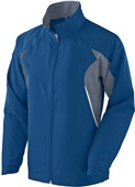 Augusta Sportswear Ladies Fury Lined Zip Jacket 3732 NAVY/GRAPHITE/WHITE Pocket