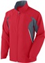 Augusta Sportswear Ladies Fury Lined Zip Jacket 3732 RED/GRAPHITE/WHITE Pocket