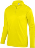 Youth 1/4 Zip Wicking Fleece Pullover 5508 POWER YELLOW Pocket