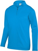 Youth 1/4 Zip Wicking Fleece Pullover 5508 POWER BLUE Pocket