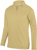 Youth 1/4 Zip Wicking Fleece Pullover 5508 VEGAS GOLD Pocket