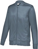  Adult Full Zip, Side Seam Pockets Warm-Up Jacket GRAPHITE Pocket