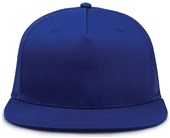 The Game Five Panel Trucker Cap GB452F ROYAL/ROYAL Front