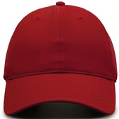 The Game Comfort Fit Adjustable Nylon/Spandex Cap GB500 CARDINAL Front