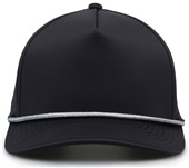 The Game 5 Panel Neoprene W/Snapback Cap GB505R GRAPHITE/GREY Front