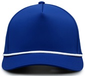 The Game 5 Panel Neoprene W/Snapback Cap GB505R ROYAL/WHITE Front
