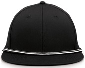The Game Perferated Gamechanger W/Rope Snapback Cap GB519 BLACK Front