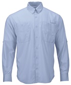 Paragon Adult Buxton Sublimated Camo Fishing Shirt 709 BLUE MIST Pocket