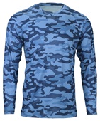 Paragon Long Sleeve Woodland T-Shirt Camo Sublimated Print 238 SKY CAMO Front
