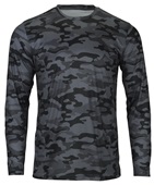 Paragon Long Sleeve Woodland T-Shirt Camo Sublimated Print 238 SMOKE CAMO Front