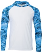 Paragon Biloxi Sublimated UPF50+ Hoodie Tee 241 NAUTICAL Front