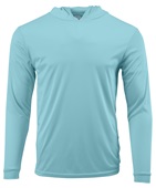 Paragon Youth Bahama UPF50+ Polyester Tee AQUA BLUE Front