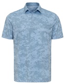 Paragon Adult Monterey Abstract UPF30+ Printed Polo 171 LIGHT BLUE Pocket