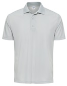 Paragon Adult Youth Marco Polyester Mini Mesh Polo ALUMINUM Pocket