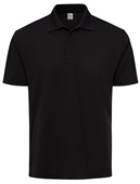 Paragon Adult Youth Marco Polyester Mini Mesh Polo BLACK Pocket