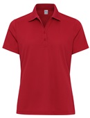Paragon Lady Marco Polyester Mini Mesh Polo RED Pocket