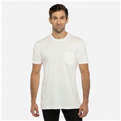 Next Level Unisex Cotton Pocket T-Shirt 3605 WHITE Pocket
