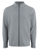 Zorrel Dakota Poly-Cotton Fleece Mens Full-Zip Jacket Z4579 PLATINUM Pocket