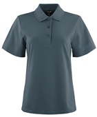 Zorrel Hudson Dri-Balance Knit Ladies Polo Z7538 CHARCOAL Pocket