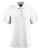 Zorrel Hudson Dri-Balance Knit Ladies Polo Z7538 WHITE Pocket