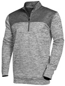Tonix Mens 1/2 Zip  Intensity Recycled Polyester Jacket 2060 GREY/DARK GREY MARBLE Pocket