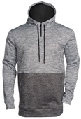 Tonix Mens Elevate 1/4 Zip Recycled Polyester Pullover Jacket 2070 GREY/DARK GREY MARBLE Pocket