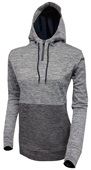 Tonix Ladies Elevate 1/4 Zip Recycled Polyester Jacket 2075 GREY/DARK GREY MARBLE Pocket