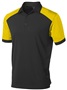Tonix Men's Ultimate Polo Shirt 2240 BLACK/GOLD Pocket
