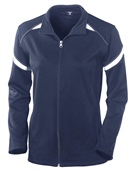 Tonix Ladies Fierce Full-Zip Jacket 2285 NAVY/WHITE Pocket