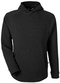 Swannies Camden Hooded Pullover SWC100 BLACK/ HEATHER Front