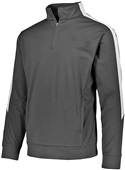 Augusta Adult Youth 1/4 Zip Medalist 2.0 Pullover Jacket BLACK/WHITE Pocket