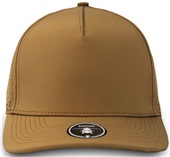 Zapped BlackHawk 5-Panel Medium Profile Snapback Baseball Caps CARAMEL Front