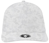 Zapped BlackHawk 5-Panel Medium Profile Snapback Baseball Caps SNOW CAMO Front